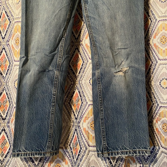 vintage high waisted straight leg jeans - Picture 8 of 9